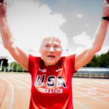 102-летняя спортсменка «Ураган» установила два мировых рекорда