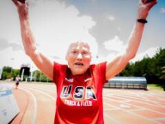 102-летняя спортсменка «Ураган» установила два мировых рекорда